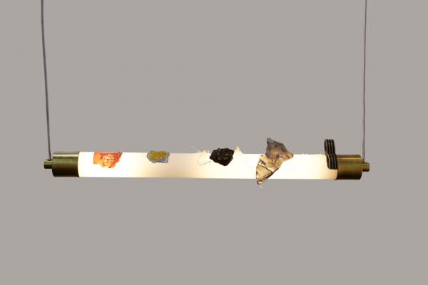 Al Jazeera Pieces, 2015, light fixture detail
