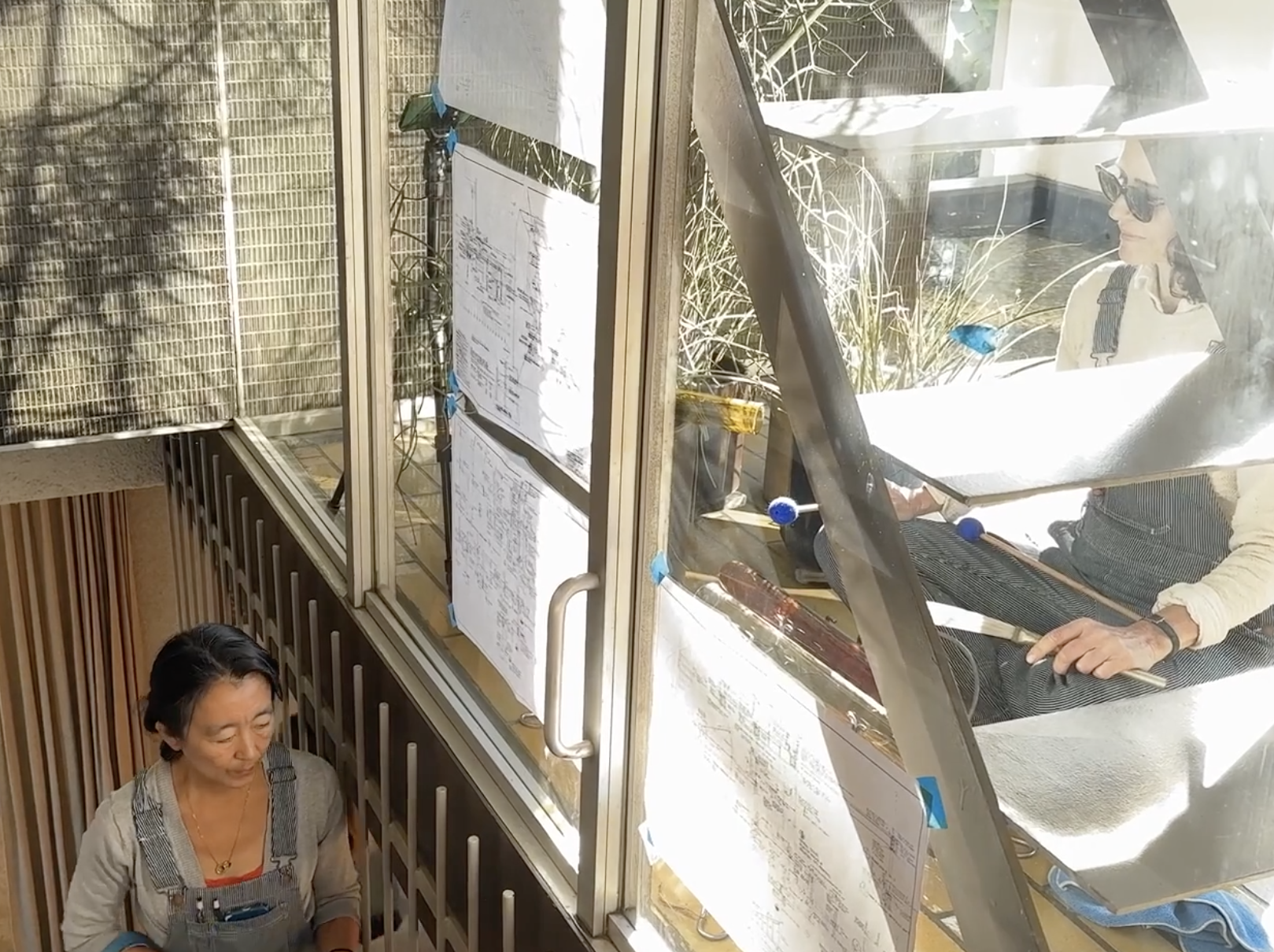 *Stairway Score* with Nancy Sandercock and Rennie Tang, MATERIAL5 launch, VDL House, Los Angeles, 2024