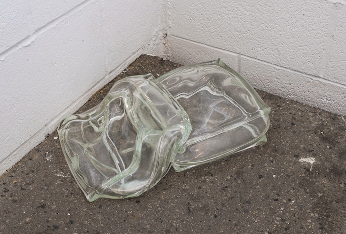 Terragni Pieces melted glass block detail
