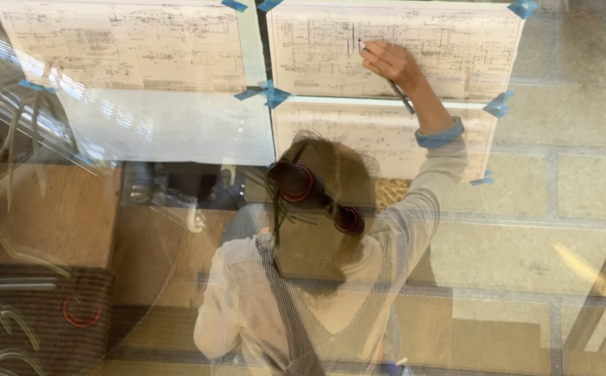*Stairway Score* with Nancy Sandercock and Rennie Tang, MATERIAL5 launch, VDL House, Los Angeles, 2024