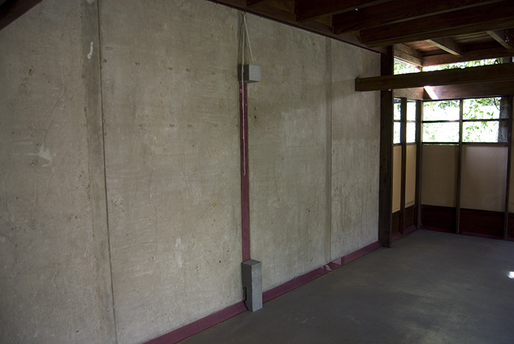 Pink Baseboards for Pauline, Schindler Lab, 2011, glass concrete and plastic, dimensions vary