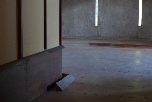 Baseboards, Schindler Lab, 2011, concrete and glass, dimensions vary
