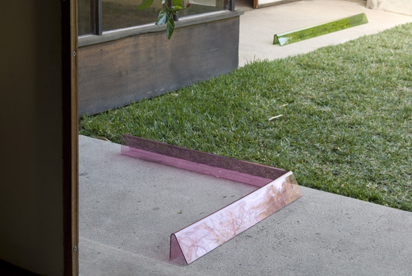 Yard Baseboards, Schindler Lab, 2011, glass, dimensions vary