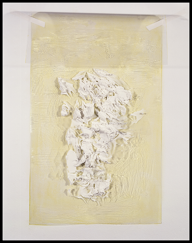 Waterfall Piece I, 2002, plastic and paint, 24"x16"x5"