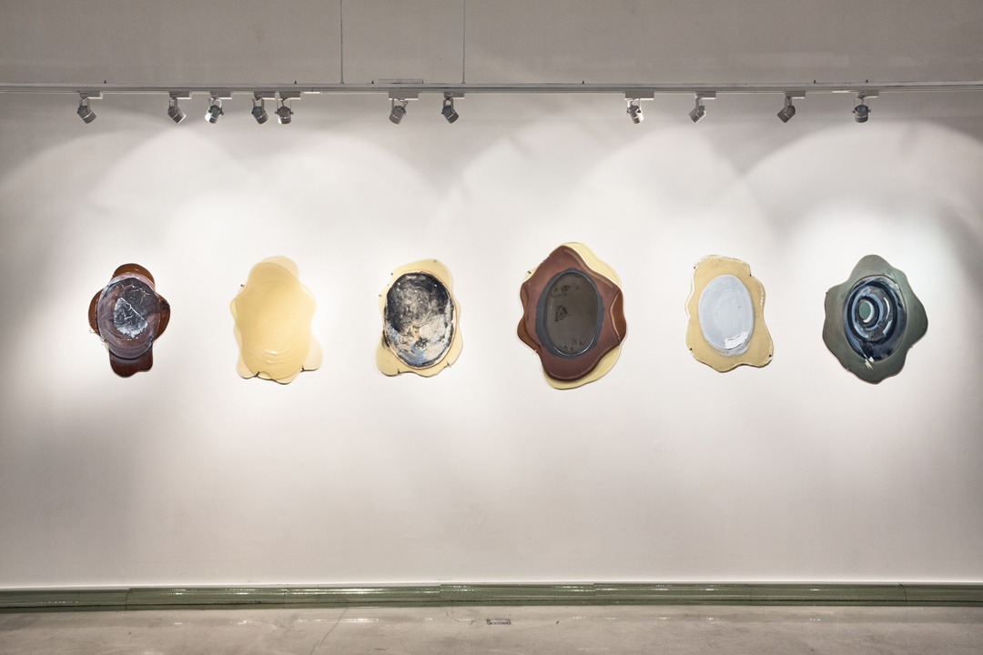  Installation view, 2020, Agnes Varis Gallery, UrbanGlass, Brooklyn, NY; photography by Blaine Davis Studio